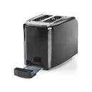 Nedis Black Toaster 2 Wide Slots KABT120EBK-Casavanti