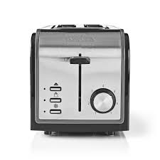 Nedis Black Toaster 2 Wide Slots KABT120EBK-Casavanti