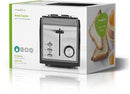 Nedis Black Toaster 2 Wide Slots KABT120EBK-Casavanti